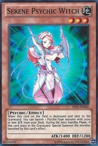 Serene Psychic Witch [AP03-EN004] Super Rare | Nerdhalla Games