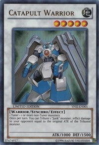 Catapult Warrior [YF02-EN001] Ultra Rare | Nerdhalla Games