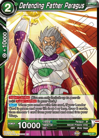 Defending Father Paragus (Reprint) (SD8-04) [Battle Evolution Booster] | Nerdhalla Games