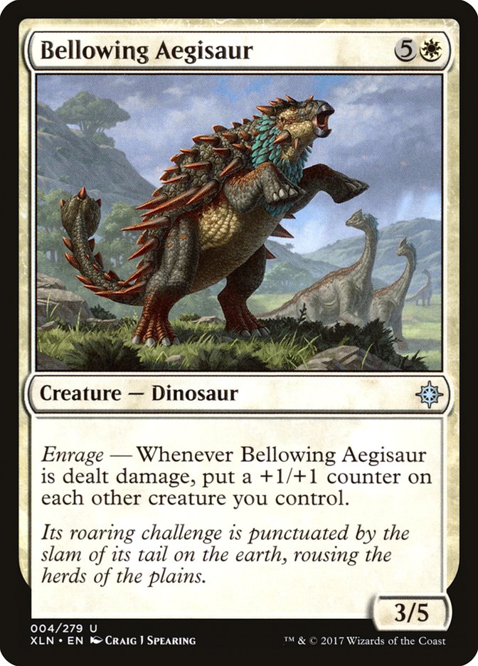 Bellowing Aegisaur [Ixalan] | Nerdhalla Games