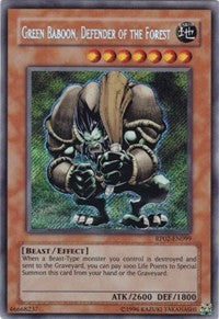 Green Baboon, Defender of the Forest [RP02-EN099] Secret Rare | Nerdhalla Games