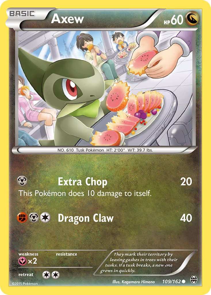 Axew (109/162) [XY: BREAKthrough] | Nerdhalla Games