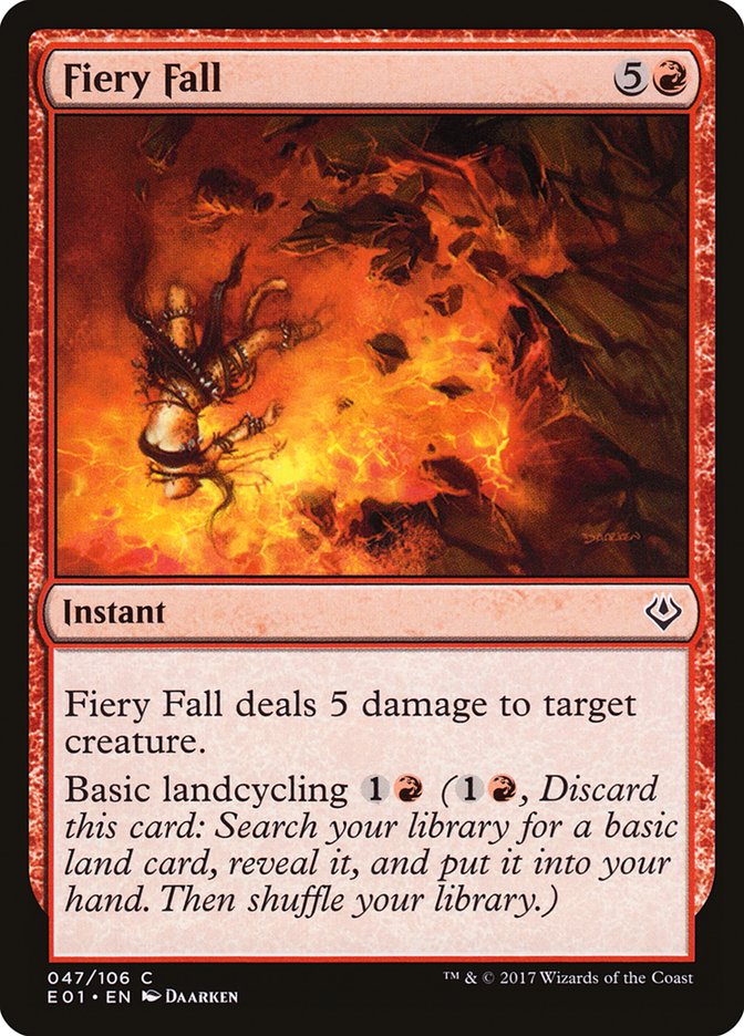 Fiery Fall [Archenemy: Nicol Bolas] | Nerdhalla Games