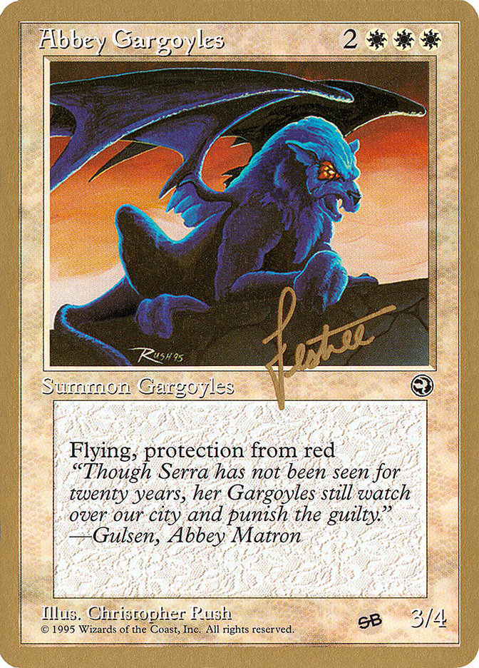 Abbey Gargoyles (Bertrand Lestree) (SB) [Pro Tour Collector Set] | Nerdhalla Games