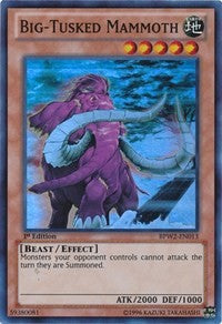 Big-Tusked Mammoth [BPW2-EN013] Super Rare | Nerdhalla Games