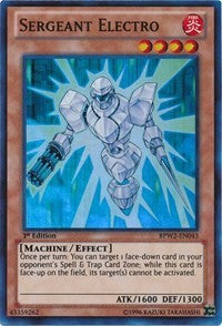 Sergeant Electro [BPW2-EN043] Super Rare | Nerdhalla Games