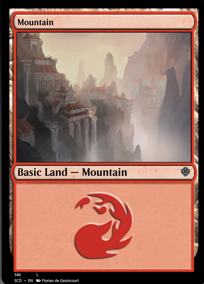 Mountain (346) [Starter Commander Decks] | Nerdhalla Games