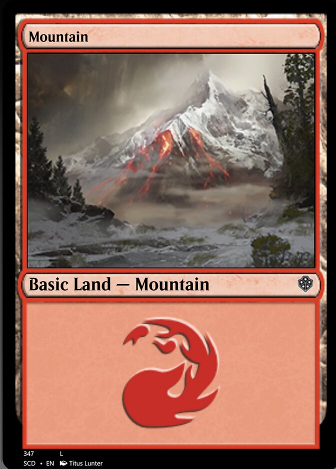 Mountain (347) [Starter Commander Decks] | Nerdhalla Games