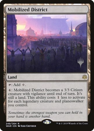 Mobilized District [War of the Spark Promos] | Nerdhalla Games