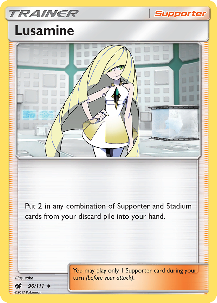 Lusamine (96/111) [Sun & Moon: Crimson Invasion] | Nerdhalla Games