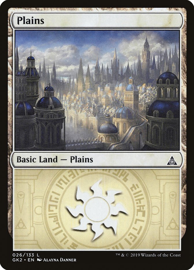 Plains (26) [Ravnica Allegiance Guild Kit] | Nerdhalla Games