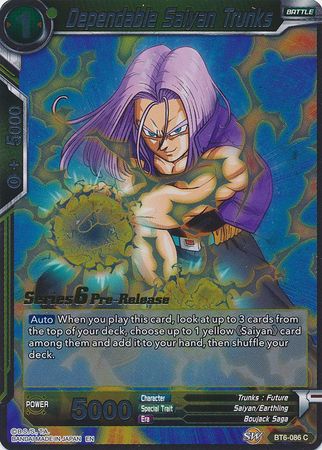 Dependable Saiyan Trunks [BT6-086_PR] | Nerdhalla Games