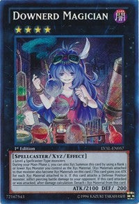 Downerd Magician [LVAL-EN057] Secret Rare | Nerdhalla Games