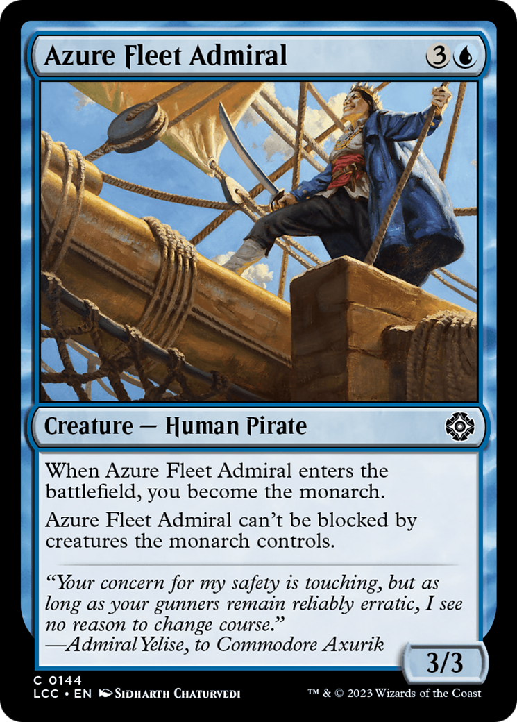 Azure Fleet Admiral [The Lost Caverns of Ixalan Commander] | Nerdhalla Games