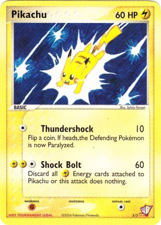 Pikachu (5/5) [Kids WB Promos] | Nerdhalla Games