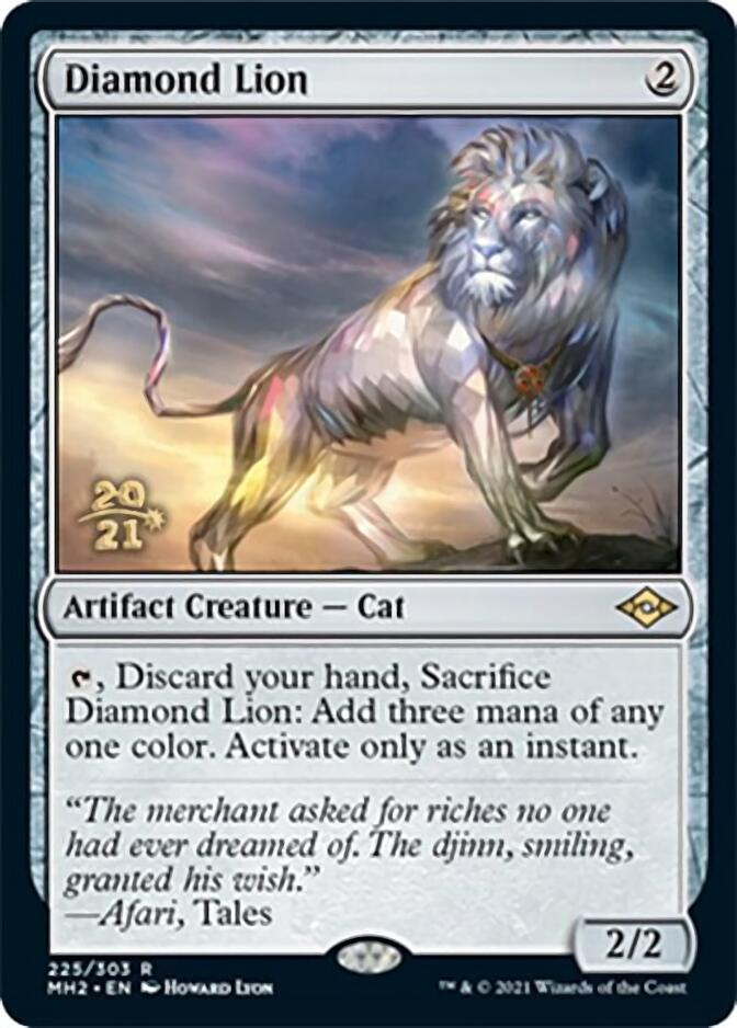 Diamond Lion [Modern Horizons 2 Prerelease Promos] | Nerdhalla Games