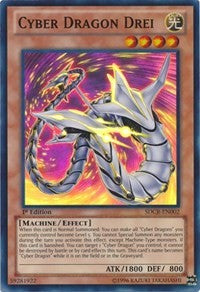 Cyber Dragon Drei [SDCR-EN002] Super Rare | Nerdhalla Games