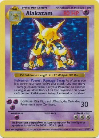 Alakazam (1/102) [Base Set Shadowless Unlimited] | Nerdhalla Games