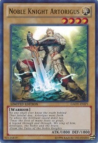 Noble Knight Artorigus (GAOV-ENSP1) [GAOV-ENSP1] Ultra Rare | Nerdhalla Games