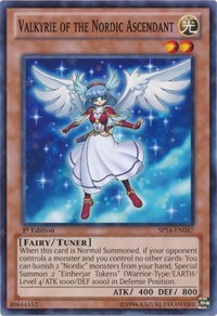 Valkyrie of the Nordic Ascendant [SP14-EN047] Starfoil Rare | Nerdhalla Games