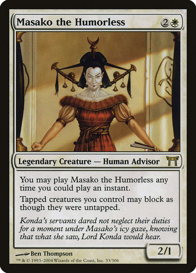 Masako the Humorless [Champions of Kamigawa] | Nerdhalla Games