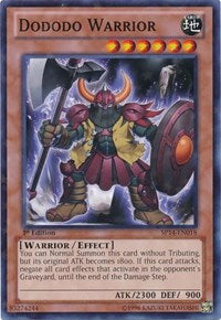 Dododo Warrior [SP14-EN018] Starfoil Rare | Nerdhalla Games