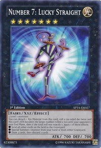 Number 7: Lucky Straight [SP14-EN027] Starfoil Rare | Nerdhalla Games