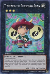 Temtempo the Percussion Djinn [SP14-EN029] Starfoil Rare | Nerdhalla Games