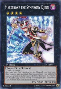 Maestroke the Symphony Djinn [SP14-EN031] Starfoil Rare | Nerdhalla Games