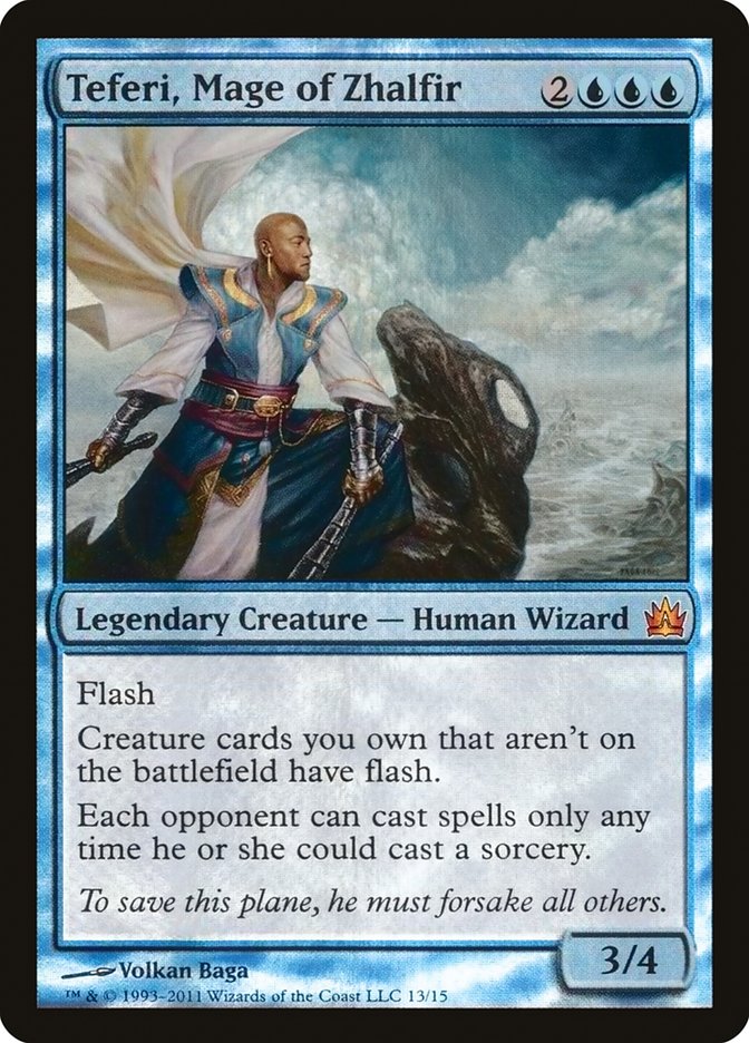 Teferi, Mage of Zhalfir [From the Vault: Legends] | Nerdhalla Games