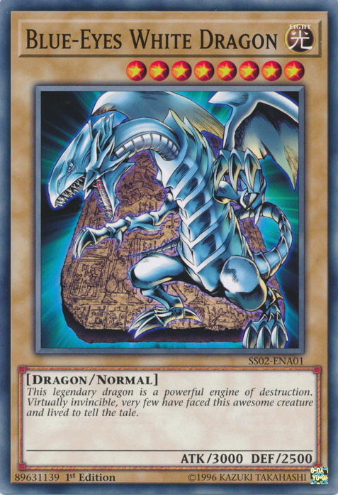 Blue-Eyes White Dragon [SS02-ENA01] Common | Nerdhalla Games