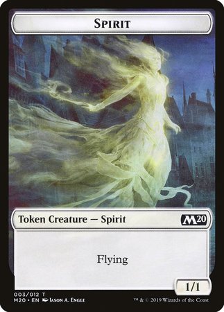 Spirit Token [Core Set 2020 Tokens] | Nerdhalla Games