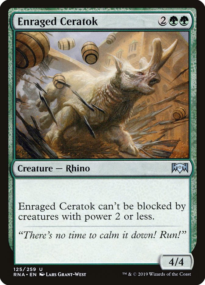 Enraged Ceratok [Ravnica Allegiance] | Nerdhalla Games