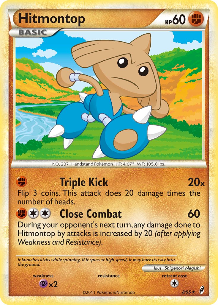 Hitmontop (8/95) (Theme Deck Exclusive) [HeartGold & SoulSilver: Call of Legends] | Nerdhalla Games