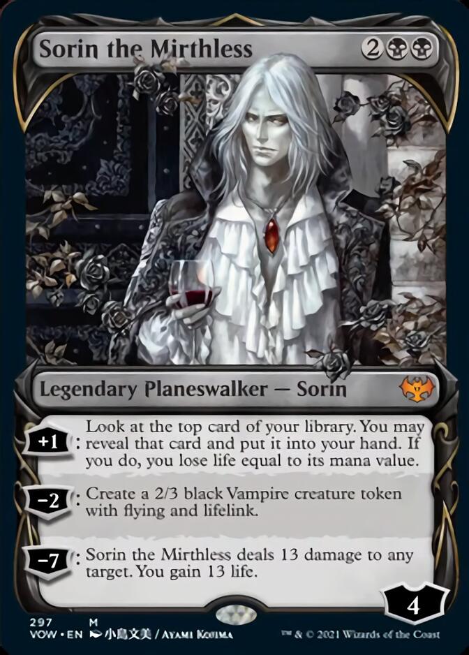 Sorin the Mirthless (Showcase Fang Frame) [Innistrad: Crimson Vow] | Nerdhalla Games