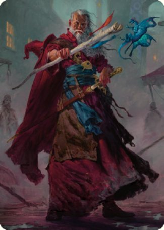 Elminster Art Card (64) [Commander Legends: Battle for Baldur's Gate Art Series] | Nerdhalla Games