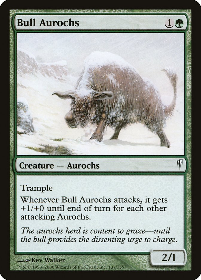 Bull Aurochs [Coldsnap] | Nerdhalla Games