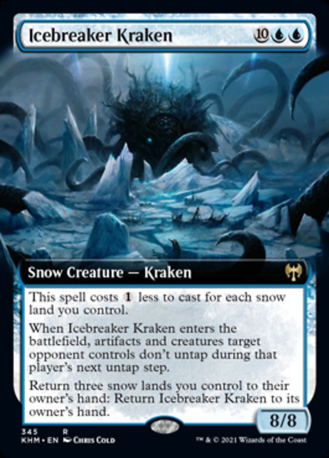 Icebreaker Kraken (Extended Art) [Kaldheim] | Nerdhalla Games