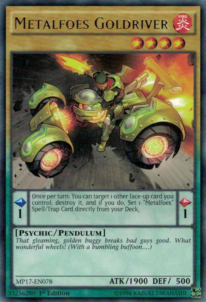 Metalfoes Goldriver [MP17-EN078] Rare | Nerdhalla Games