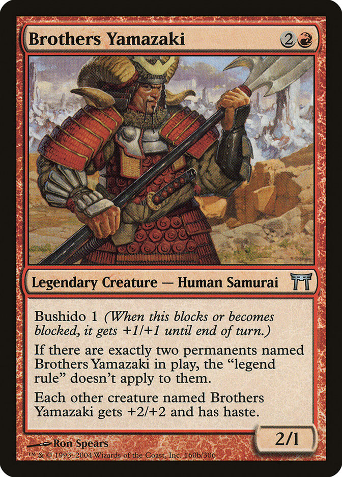 Brothers Yamazaki (160b/306) [Champions of Kamigawa] | Nerdhalla Games