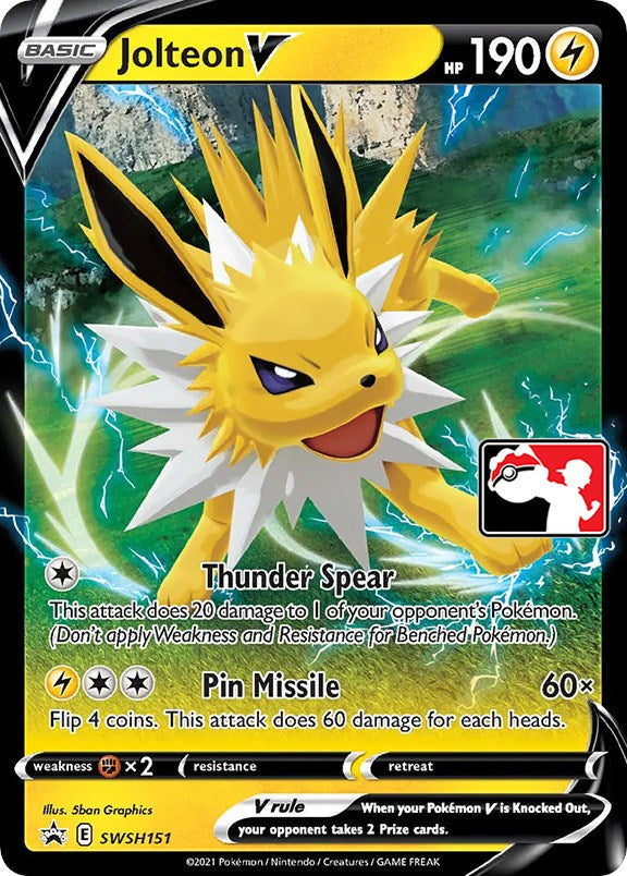 Jolteon V (SWSH151) [Prize Pack Series One] | Nerdhalla Games