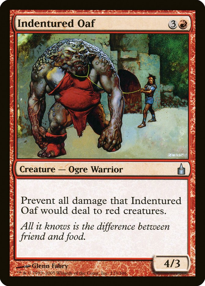 Indentured Oaf [Ravnica: City of Guilds] | Nerdhalla Games