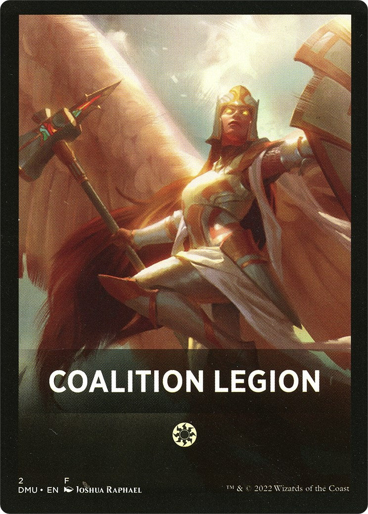 Coalition Legion Theme Card [Dominaria United Tokens] | Nerdhalla Games