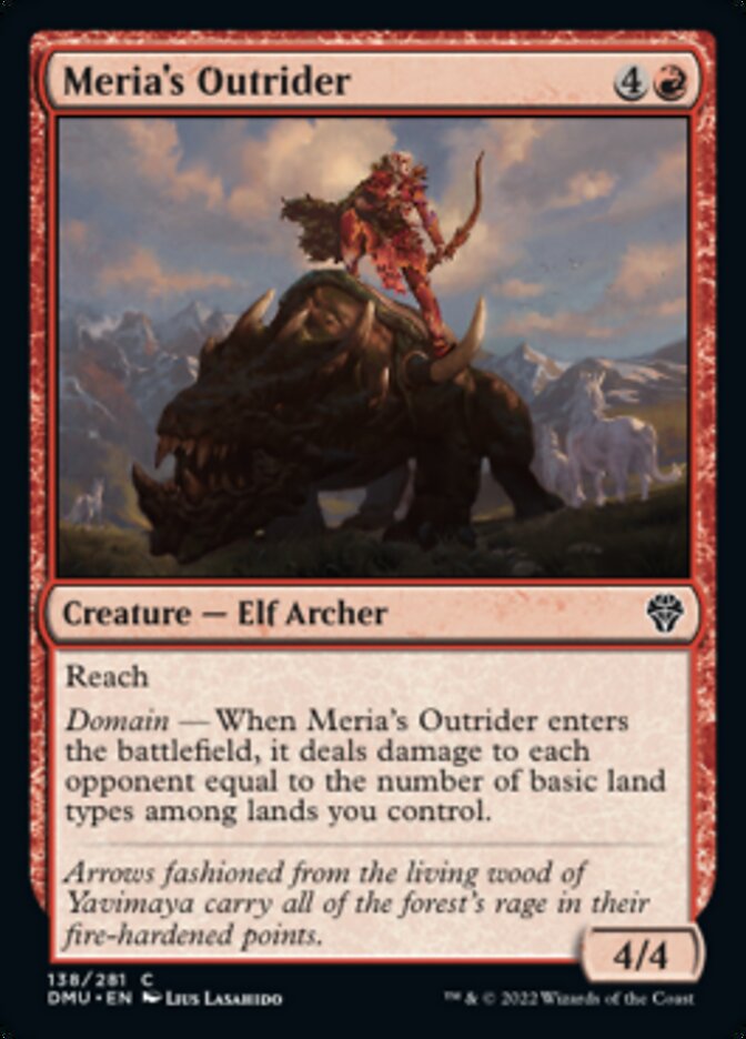 Meria's Outrider [Dominaria United] | Nerdhalla Games