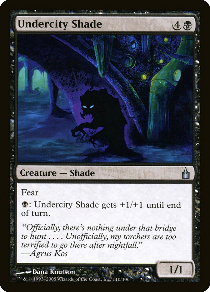 Undercity Shade [Ravnica: City of Guilds] | Nerdhalla Games