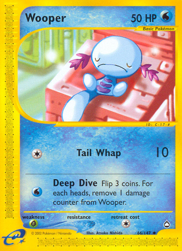 Wooper (66/147) [Aquapolis] | Nerdhalla Games