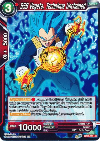 SSB Vegeta, Technique Unchained [BT11-009] | Nerdhalla Games