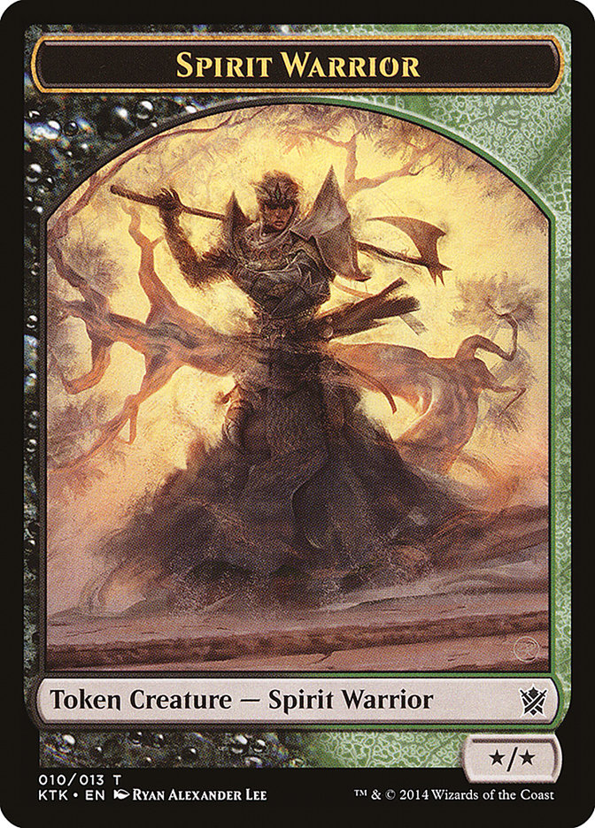 Spirit Warrior [Khans of Tarkir Tokens] | Nerdhalla Games