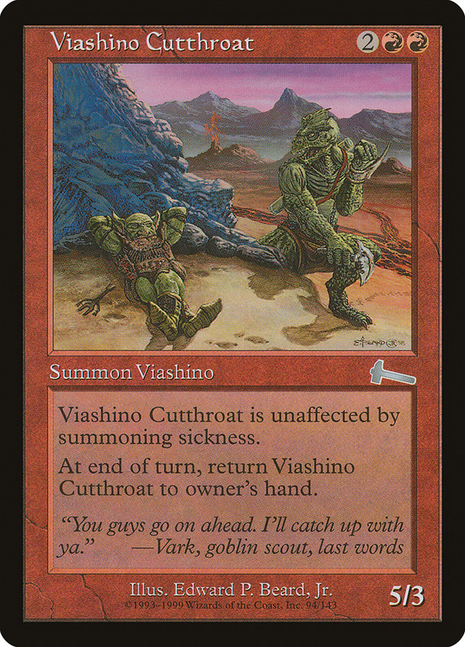 Viashino Cutthroat [Urza's Legacy] | Nerdhalla Games