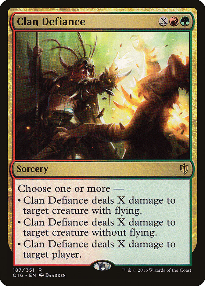 Clan Defiance [Commander 2016] | Nerdhalla Games